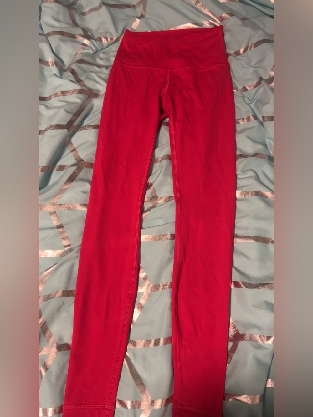 Lululemon Pink dragonfruit Wunder Train High Rise Tight With Pockets 28”